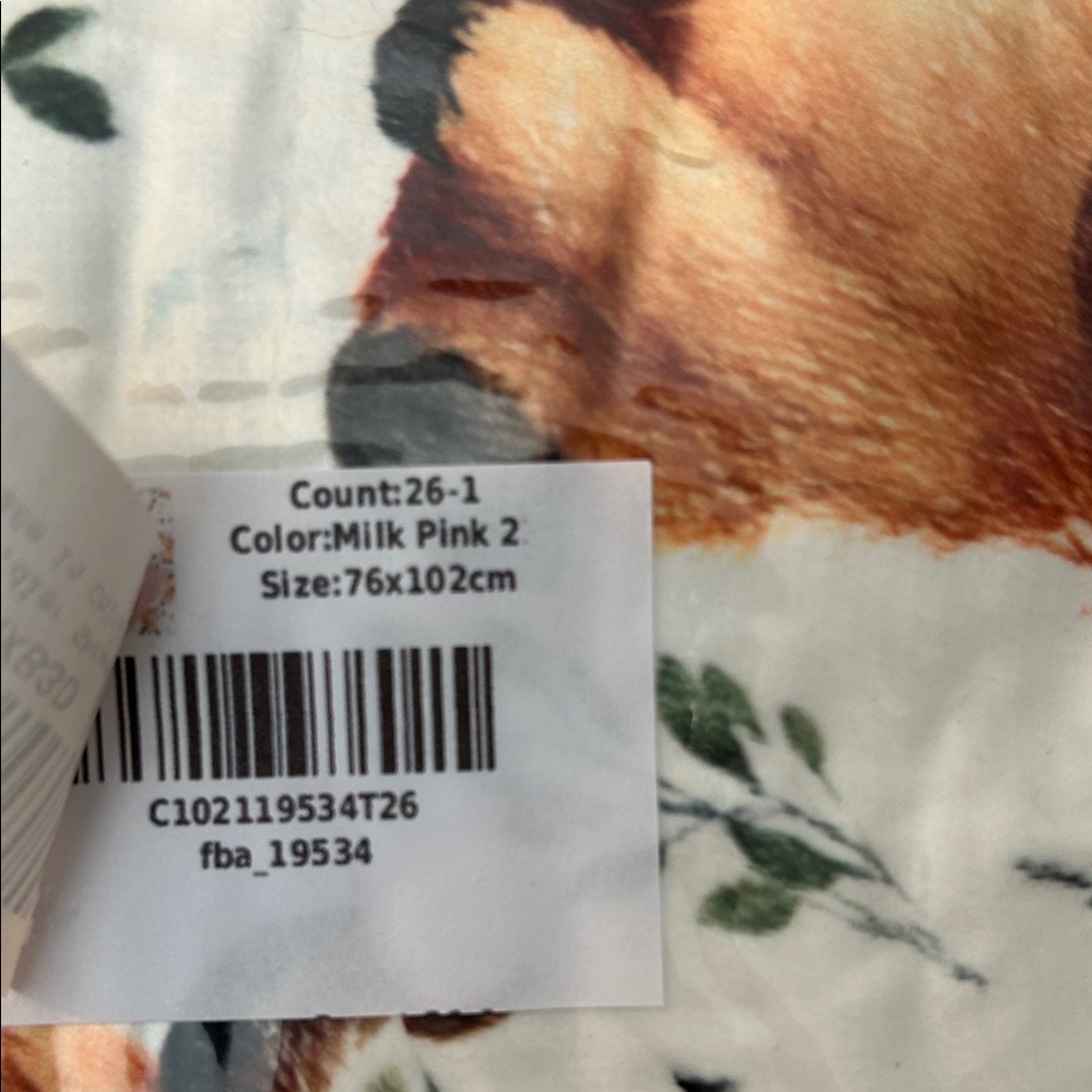 Adorable Cow Print Blanket - Picture 2 of 4